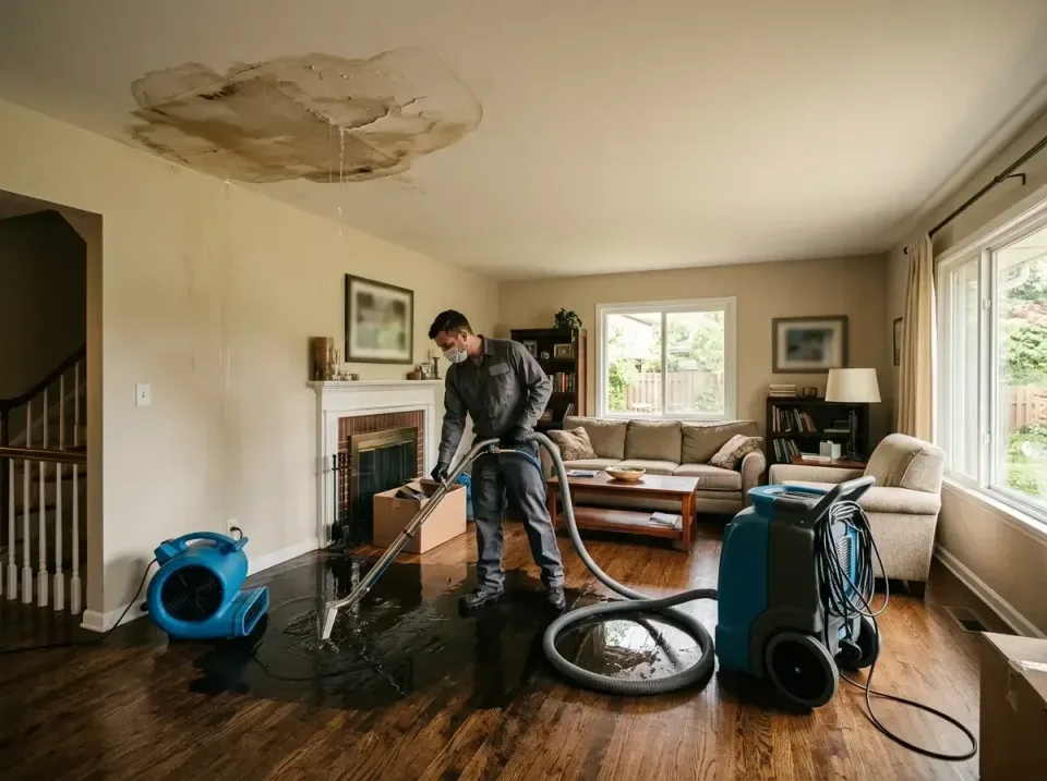attic-pipe-burst-ceiling-drip-008 — frequently asked questions, Water Damage Restoration & Carpet Care in St. Paul, MN